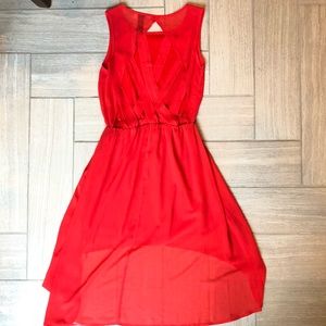 High-Low Flowy Dress